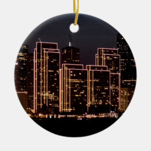 San Francisco Christmas Ceramic Ornament