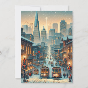 San Francisco Christmas Elegance - carte de vacanc