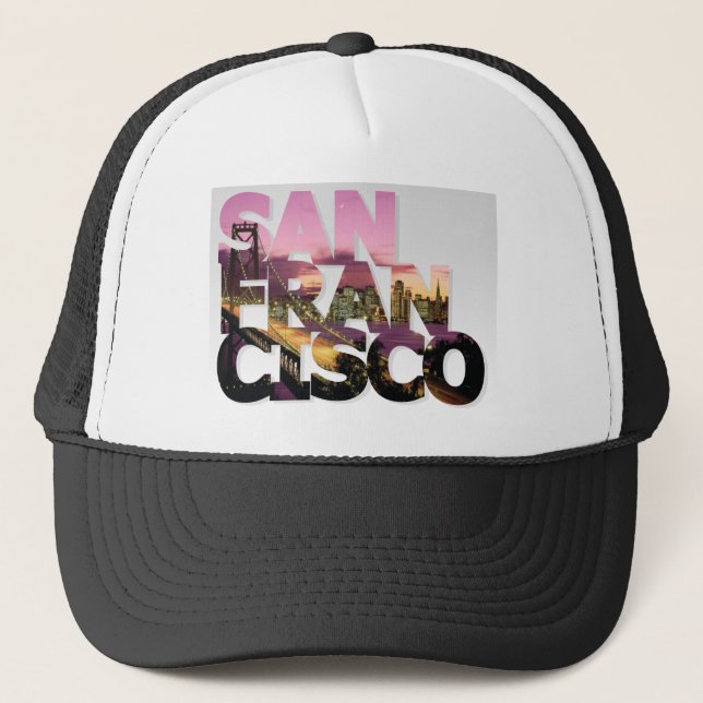 San Francisco City Design Trucker Hat (Front)