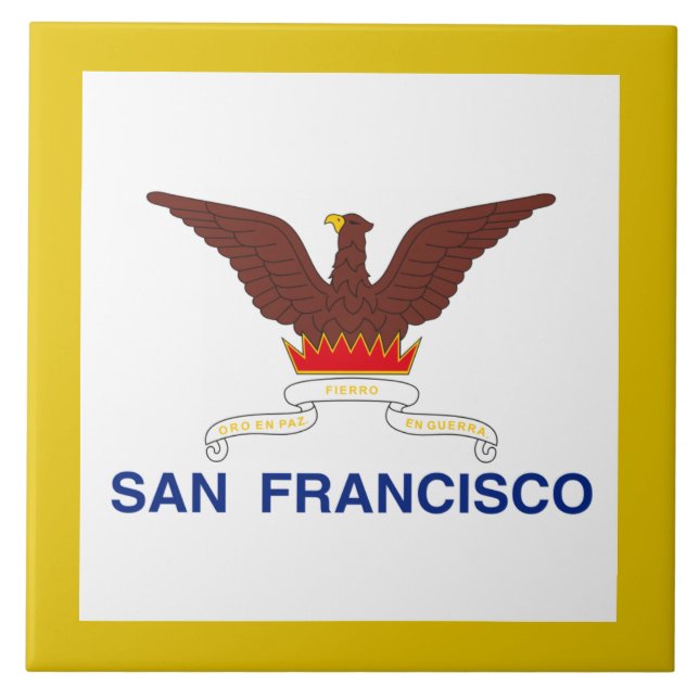 San Francisco city flag Tile (Front)