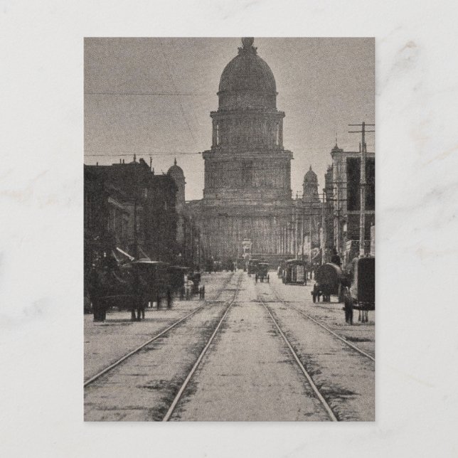 San Francisco City Hall from 8th St Postcard (Front)