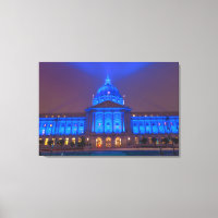 San Francisco City Hall in Blue Light