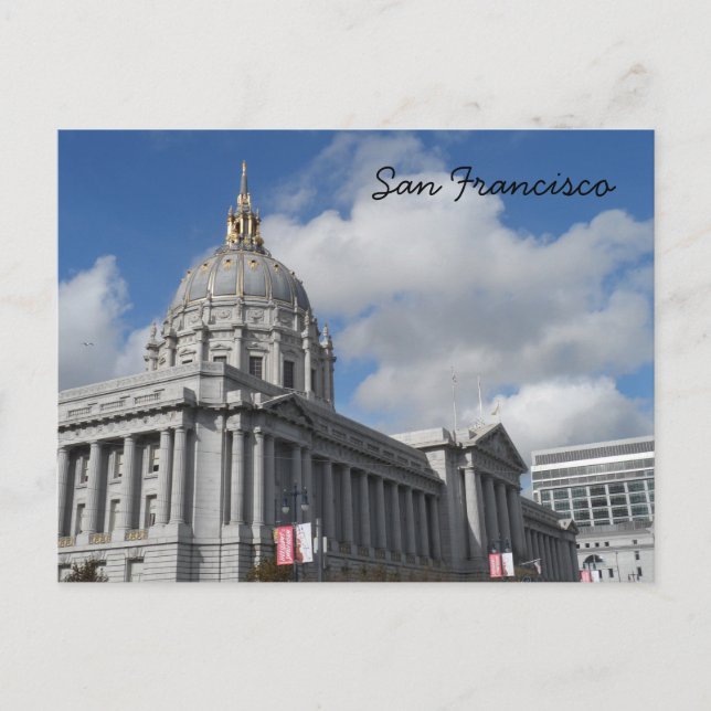 San Francisco City Hall Postcard (Front)