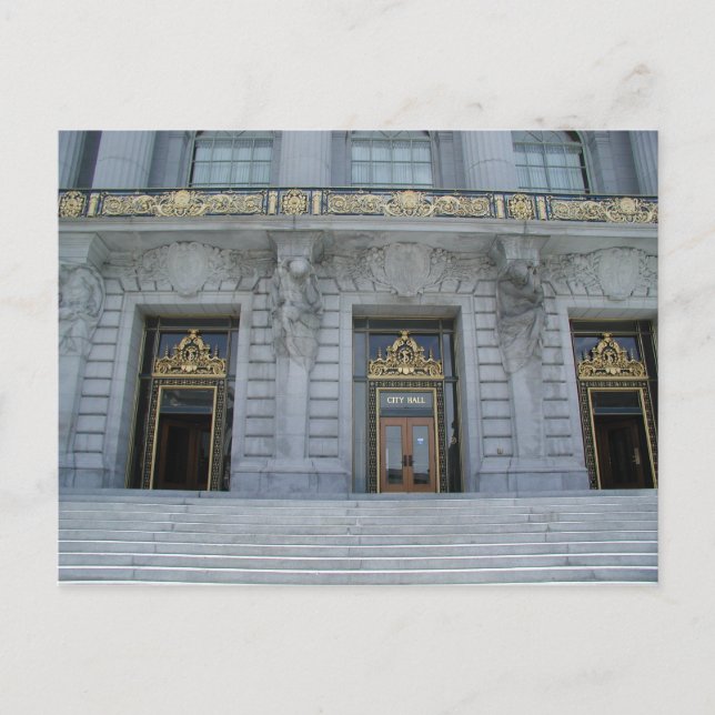 San Francisco City Hall Postcards (Front)