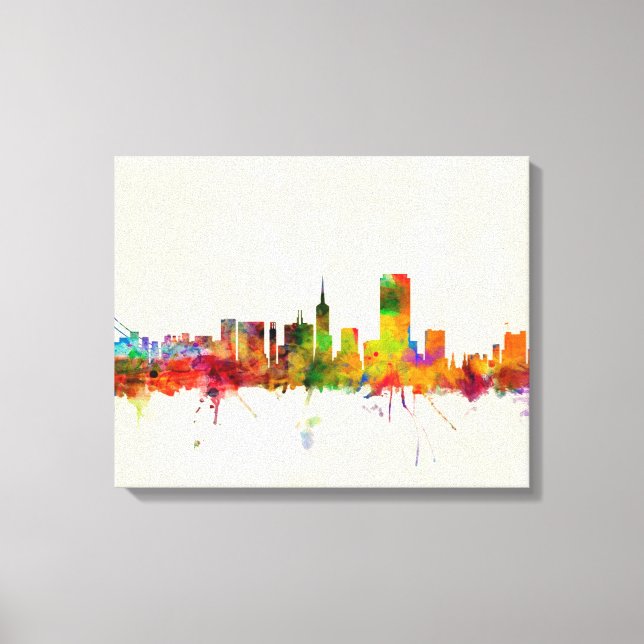 San Francisco City Skyline Canvas Print (Front)