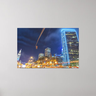 San Francisco Cityscape at Nighttime Canvas Print