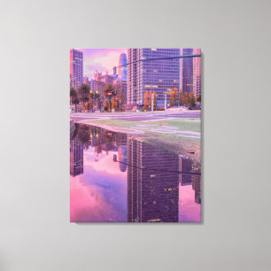 San Francisco Cityscape Reflection Canvas Print