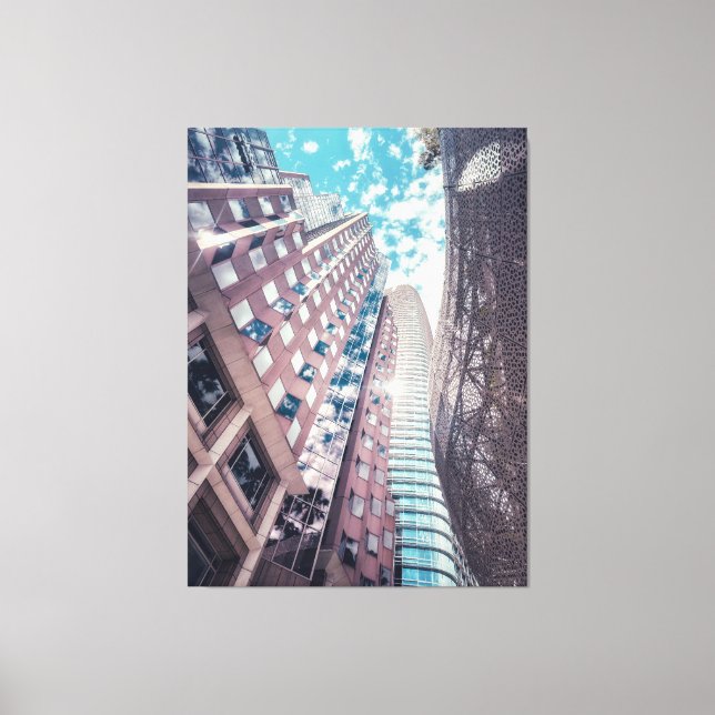 San Francisco Cityscape Skyline Canvas Print (Front)