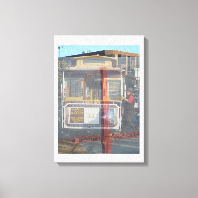 San Francisco Collage Canvas Print (Front)