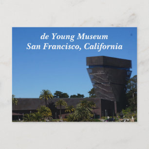 San Francisco de Young Museum #1-2 Postcard