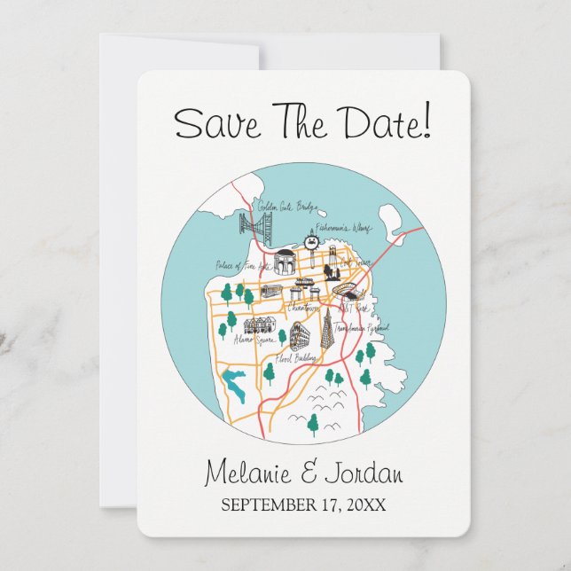San Francisco Destination - Save The Date (Front)
