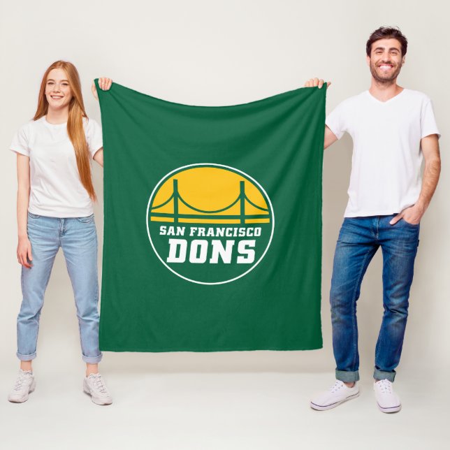 San Francisco Dons Fleece Blanket (In Situ)