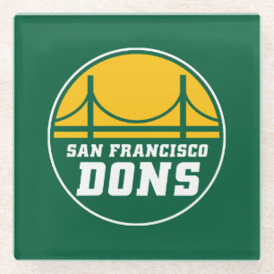 San Francisco Dons Glass Coaster