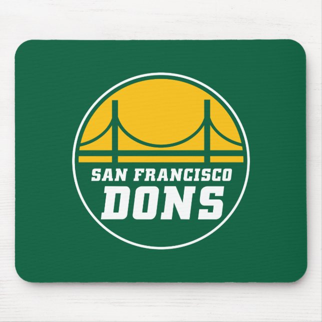 San Francisco Dons Mouse Pad (Front)