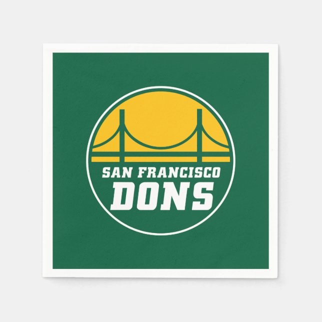 San Francisco Dons Napkin (Front)