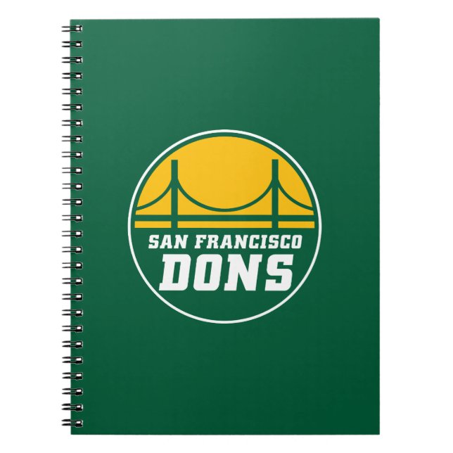 San Francisco Dons Notebook (Front)