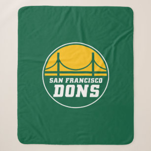San Francisco Dons Sherpa Blanket