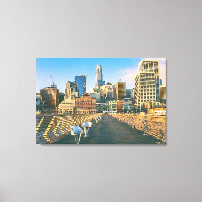 San Francisco Downtown Canvas Print (Front)