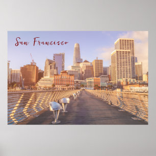 San Francisco Downtown Poster