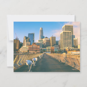San Francisco Downtown Skyline  Postcard