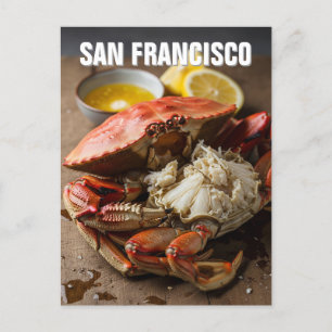 San Francisco Dungeness Crab Postcard