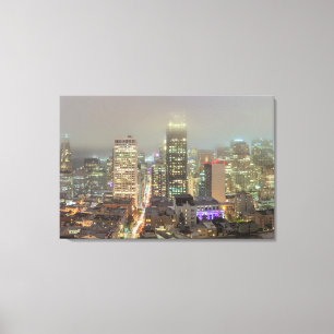 San Francisco Fog Canvas Print