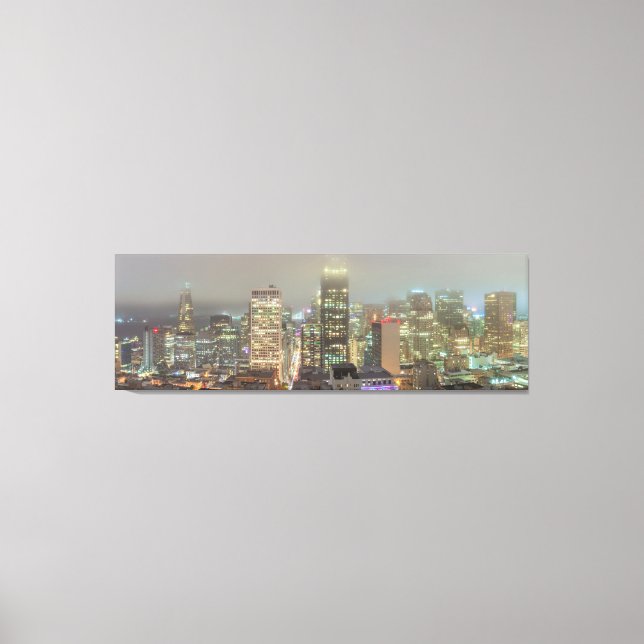 San Francisco Fog Canvas Print (Front)