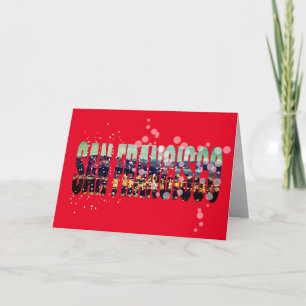 San Francisco Folded Holiday Card
