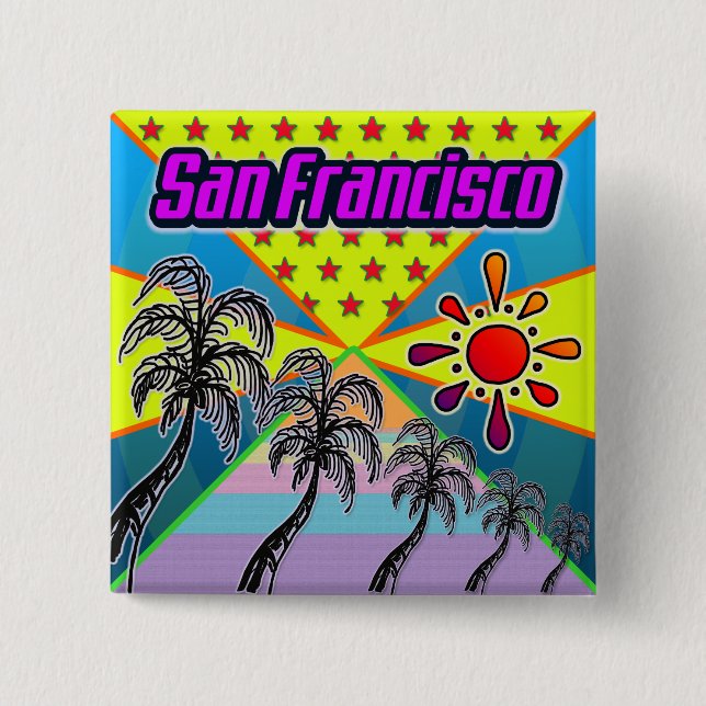 San Francisco Freedom Button (Front)