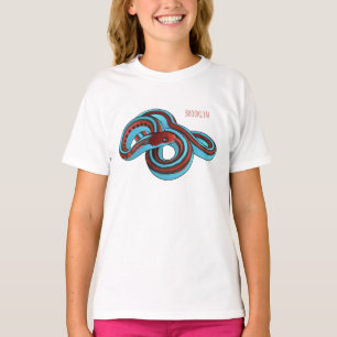 San Francisco garter snake cartoon illustration T-Shirt