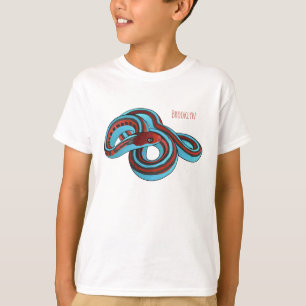 San Francisco garter snake cartoon illustration T-Shirt