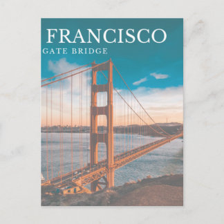 San Francisco Gate Bridge Postcard