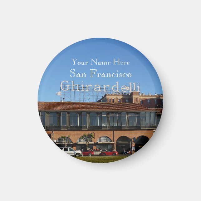 San Francisco Ghirardelli Carré #2-2 Magnet (Devant)