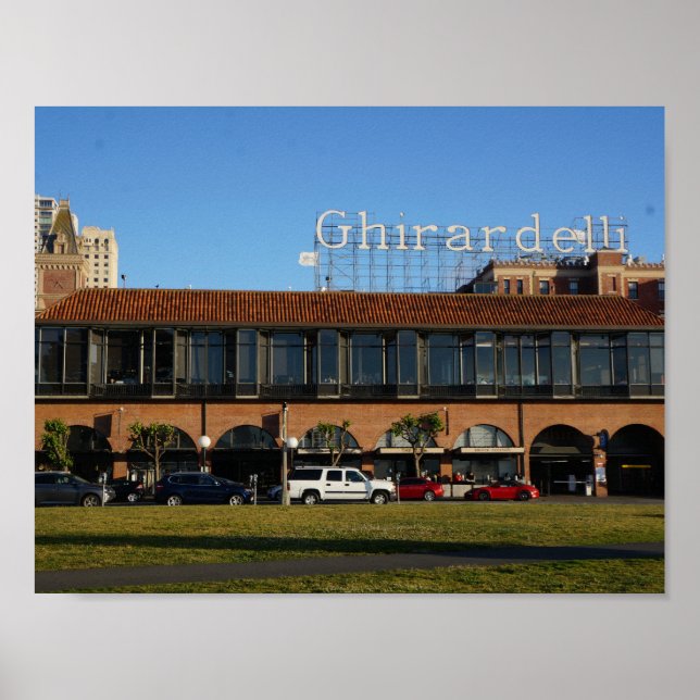 San Francisco Ghirardelli Square Poster (Front)