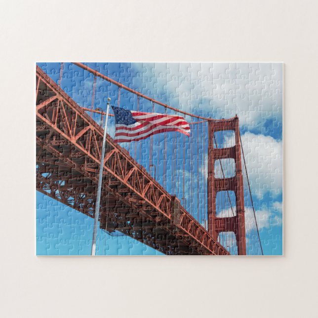 San Francisco Gloden Gate Bridge, San Fran CA Jigsaw Puzzle (Horizontal)