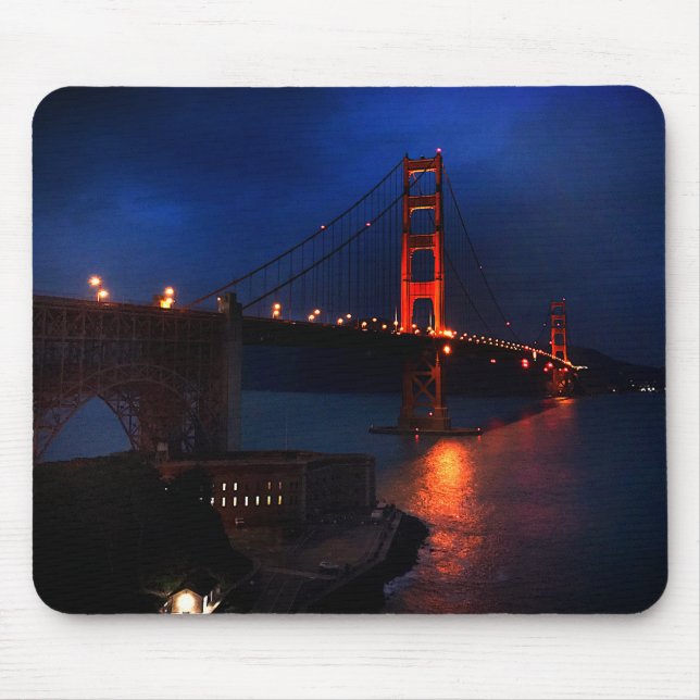 San Francisco Golden Gate Bridge #6 Mouse Pad (Front)