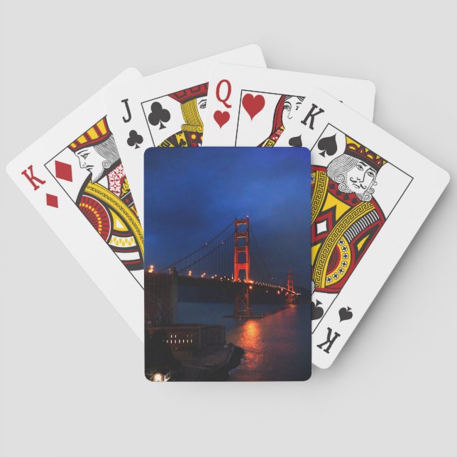 San Francisco Golden Gate Bridge #6 Playing Cards (Back)