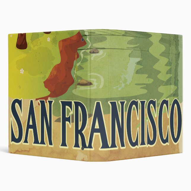 San Francisco Golden Gate Bridge Binder (Background)