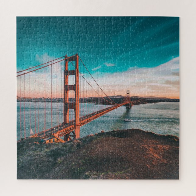 San Francisco Golden Gate Bridge Jigsaw Puzzle (Vertical)
