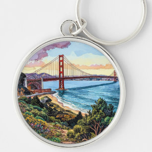 San Francisco Golden Gate Bridge Keychain