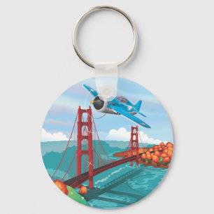 San Francisco Golden Gate Bridge Keychain