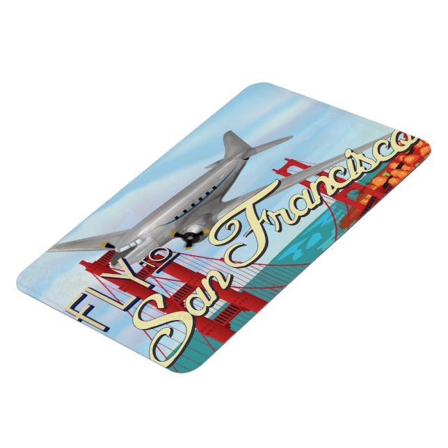 San Francisco Golden Gate Bridge Magnet (Left Side)
