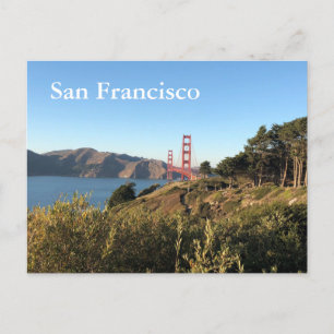 San Francisco Golden Gate Bridge Postcard