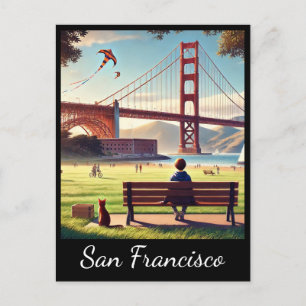 San Francisco Golden Gate Bridge Postcard