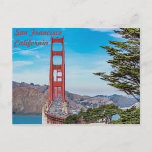 San Francisco Golden Gate Bridge Postcard
