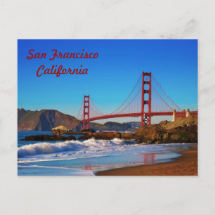 San Francisco Golden Gate Bridge Postcard