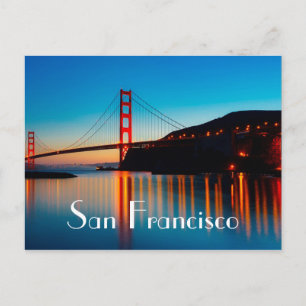 San Francisco Golden Gate Bridge Postcard