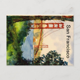 San Francisco Golden Gate Bridge Postcard