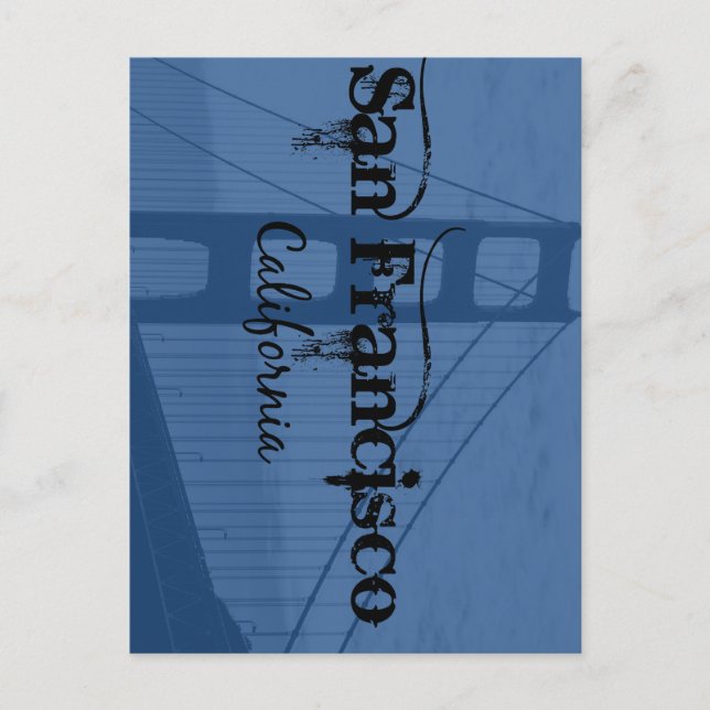 San Francisco Golden Gate Bridge Postcard (Front)