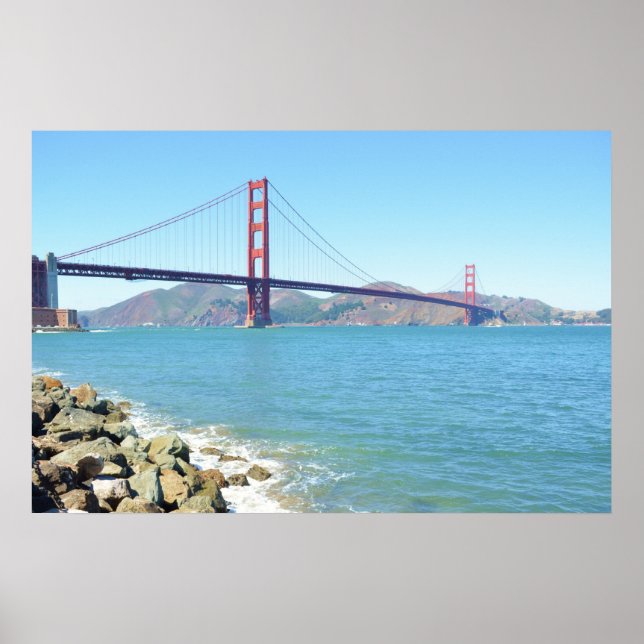 San Francisco Golden Gate Bridge Poster (Front)